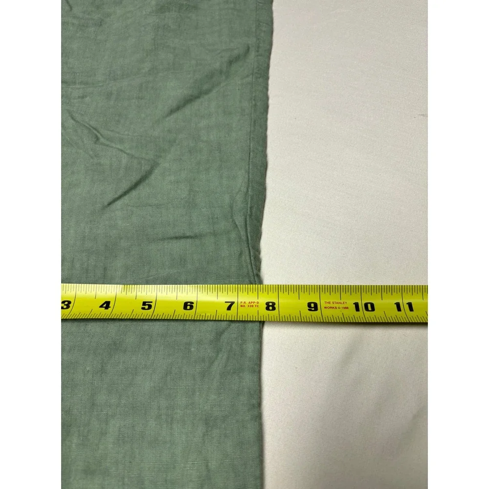 NWT Luca Faloni Sage Green Lipari Linen Trousers Mens 28 IT 44 L31 Made Italy